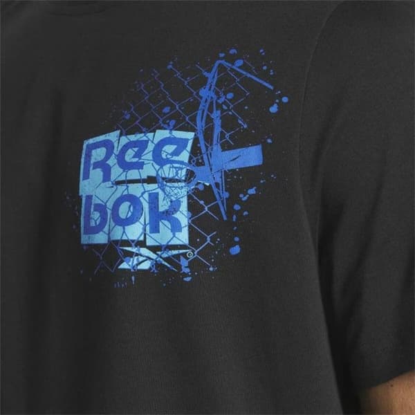 T-shirt med kortärm Herr Reebok Graphic Series Svart - L