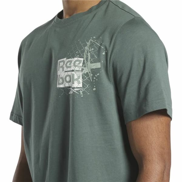 T-shirt med kortärm Herr Reebok Graphic Series Grön - M