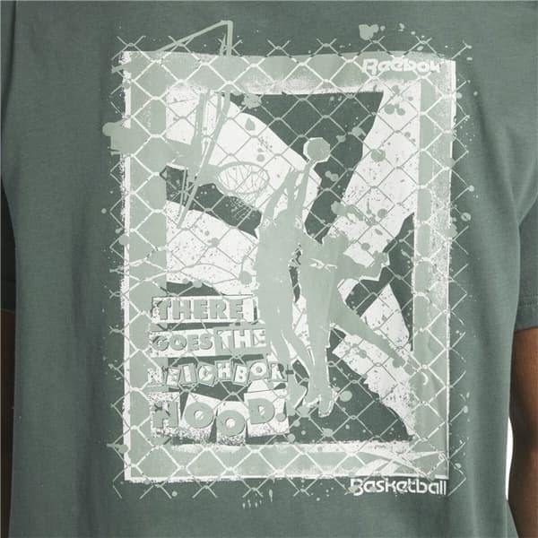 T-shirt med kortärm Herr Reebok Graphic Series Grön - M