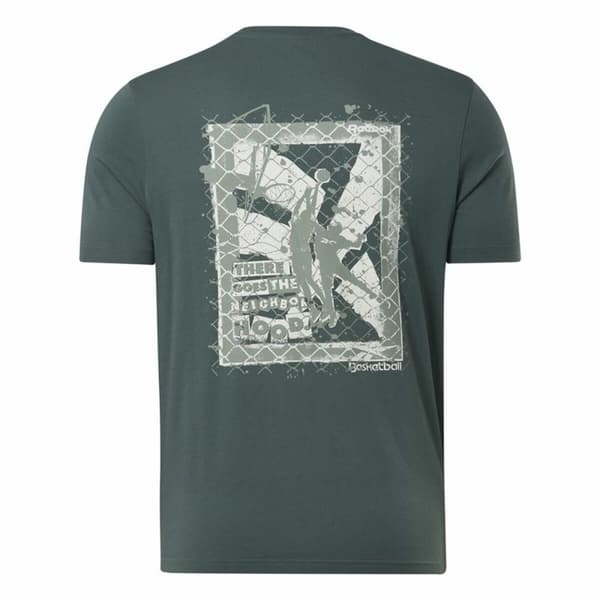 T-shirt med kortärm Herr Reebok Graphic Series Grön - M