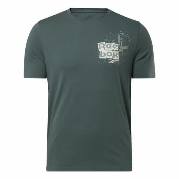 T-shirt med kortärm Herr Reebok Graphic Series Grön - M