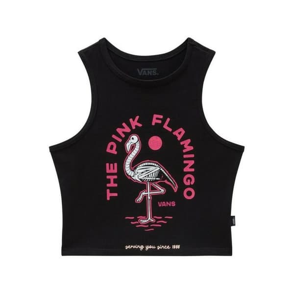 Tanktop, Dam Vans FLAMINGHOST FITTED TANK VN000GH8BLK1 Svart - L