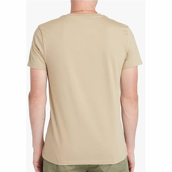T-shirt med kortärm Herr Timberland Beige - S