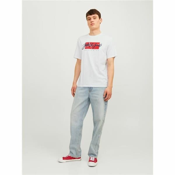 T-shirt med kortärm Herr Jack & Jones tiley Vit - L