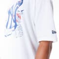Miniatyrbild 4 av 6: T-shirt med kortärm Herr New Era MLB FOOD GRPHC OS New York Yankees Vit - L