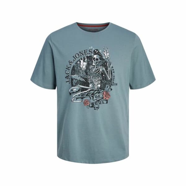 T-shirt med kortärm Herr Jack & Jones Blå - M