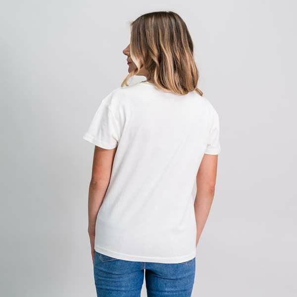 T-shirt med kortärm Dam Mickey Mouse Vit - XS