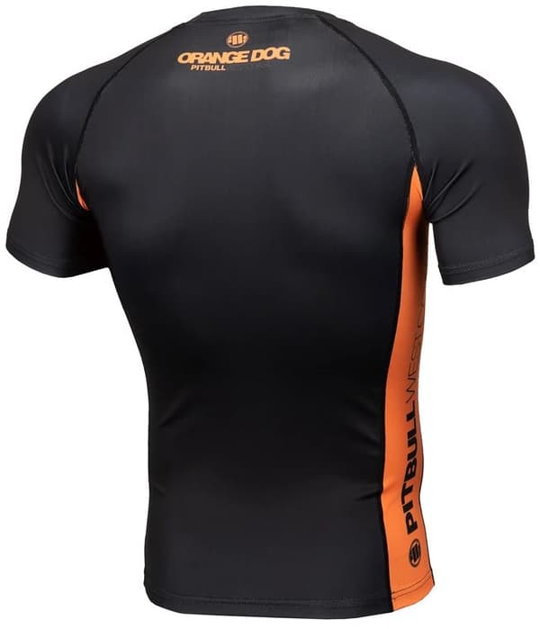 Pit Bull Rashguard Kortærmet Kortærmet Orange Hund 2020 M