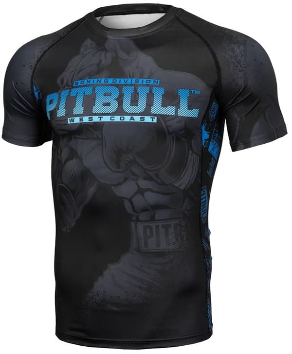 Pit Bull -rashguard-paita, lyhythihainen, Masters Of Boxing -malli, M