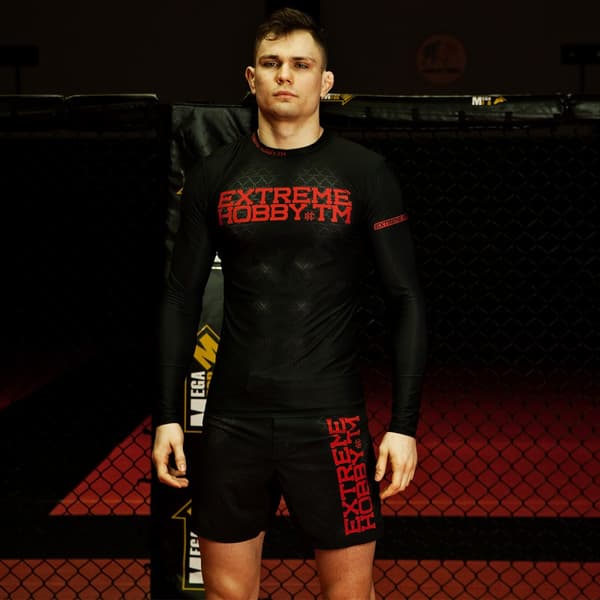 Extreme Hobby Pitkähihainen Rashguard Musta Armor M