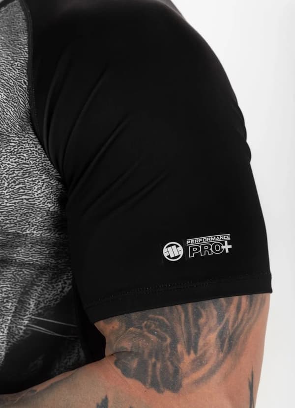 Pit Bull -rashguard-paita, lyhythihainen, syntynyt vuonna 1989, M