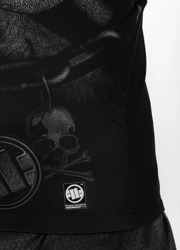 Pit Bull -rashguard-paita, lyhythihainen, syntynyt vuonna 1989, M