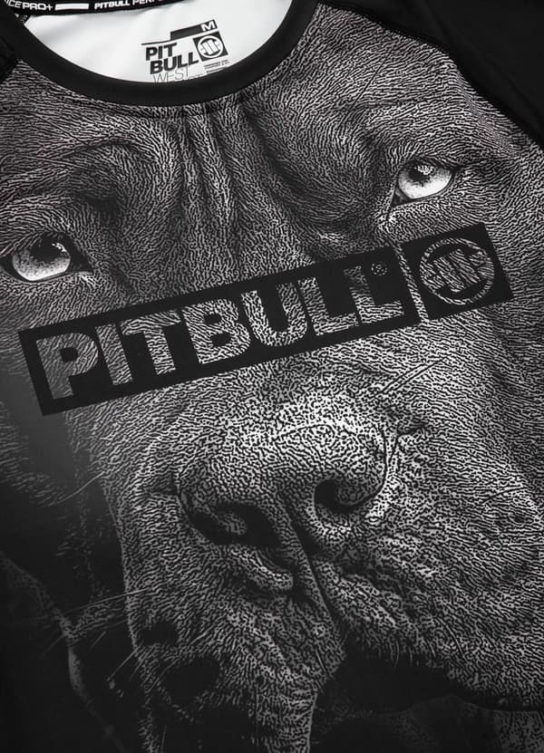 Pit Bull -rashguard-paita, lyhythihainen, syntynyt vuonna 1989, M