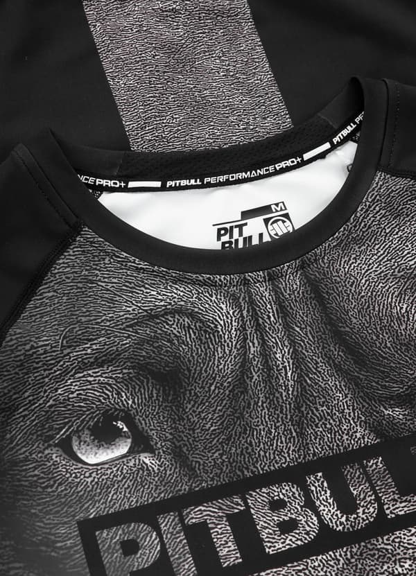 Pit Bull -rashguard-paita, lyhythihainen, syntynyt vuonna 1989, M