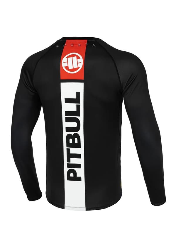 Pit Bull Rashguard Långärmad Hilltop Sports Svart L