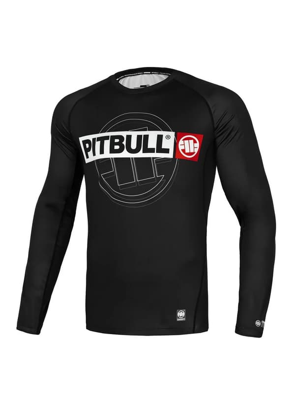 Pit Bull Rashguard Långärmad Hilltop Sports Svart L