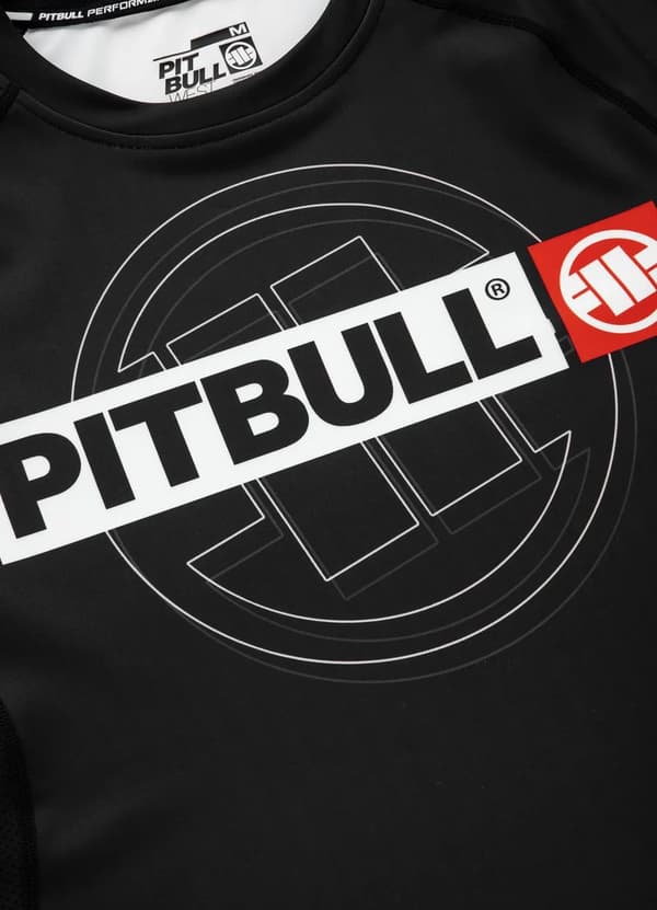 Pit Bull Rashguard Långärmad Hilltop Sports Svart L