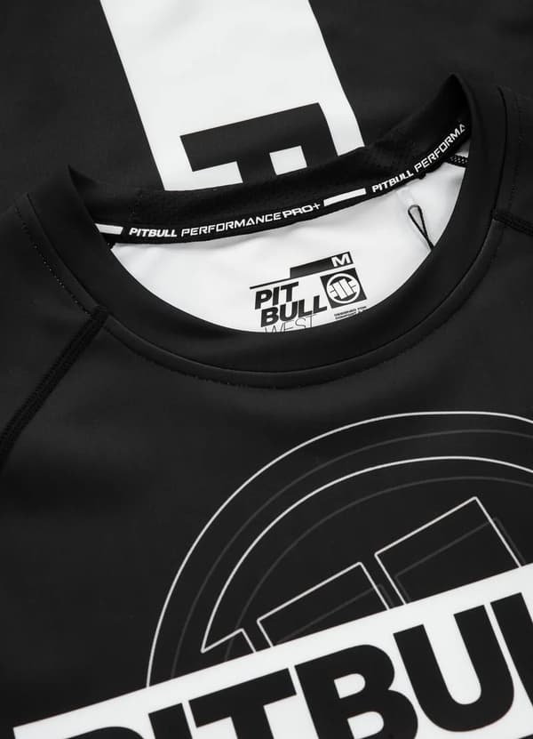 Pit Bull Rashguard Långärmad Hilltop Sports Svart L