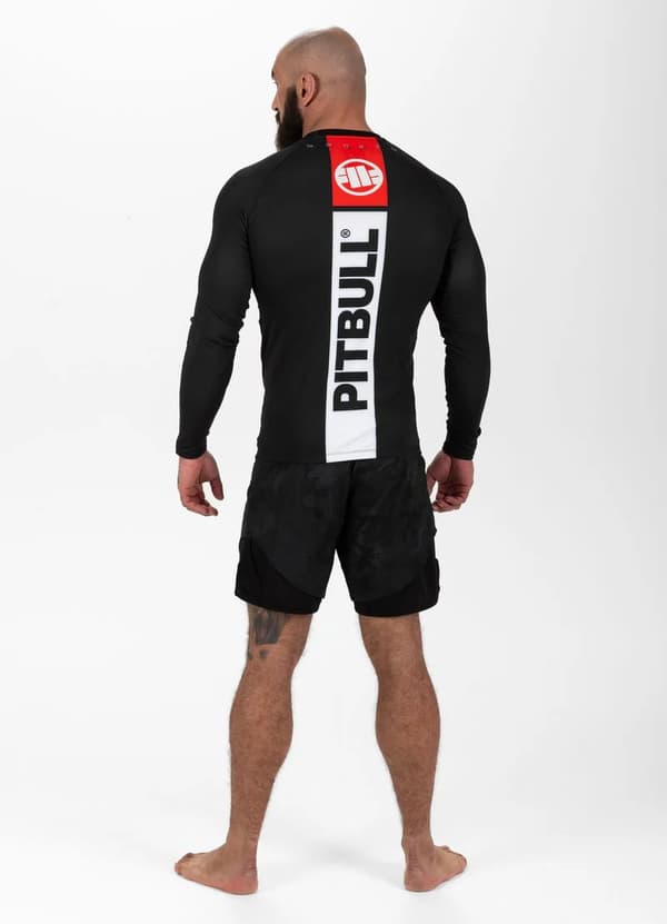 Pit Bull Rashguard Långärmad Hilltop Sports Svart L