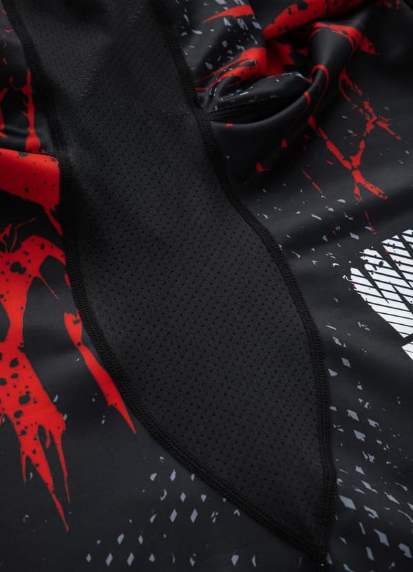 Pit Bull Rashguard Performance Blood Dog -pitkähihainen paita, L