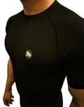 Miniatyrbillede 2 af 2: WarHouse Rashguard Kortærmet Lille Logo Sort S