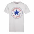 Miniatyrbillede 1 af 2: Børne Kortærmet T-shirt Converse Hvid 16 år