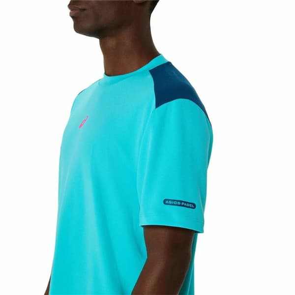 Kortærmet T-shirt til Mænd Asics Padel Court Ss Top Blå Himmelblå - S