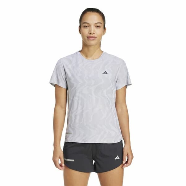 Kortærmet T-shirt til Kvinder Adidas Ultimate Engineered Running Hvid - XL