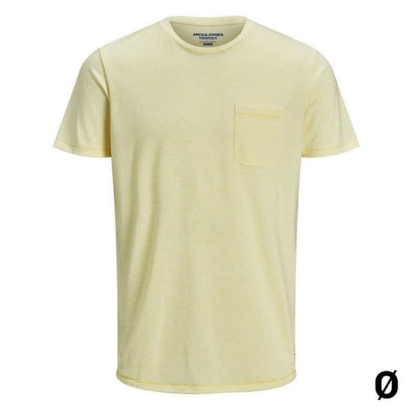 T-shirt med kortärm Herr Jack & Jones 12171674 FLA Gul - XXL