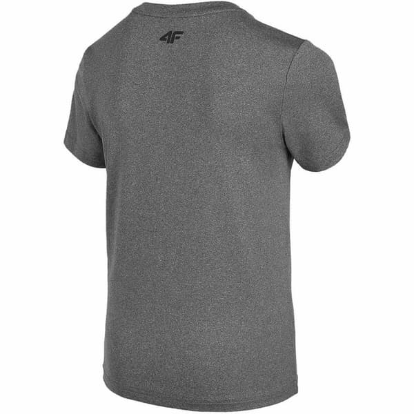 T-shirt med kortärm Barn 4F JTSMF001 Grå - 9-10 år
