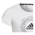 Miniatyrbillede 3 af 6: Børne Kortærmet T-shirt Adidas Graphic Hvid - 13-14 år