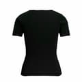 Miniatyrbillede 2 af 3: Kortærmet T-shirt til Kvinder Jack & Jones Jxsky Ss Knit Sort - M