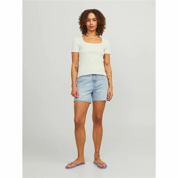 Kortærmet T-shirt til Kvinder Jxsky Ss Jack & Jones Cloud Dancer Varm hvid - XS