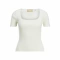 Miniatyrbillede 1 af 6: Kortærmet T-shirt til Kvinder Jxsky Ss Jack & Jones Cloud Dancer Varm hvid - XS