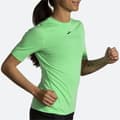 Miniatyrbillede 4 af 5: Kortærmet T-shirt til Kvinder Brooks High Point Grøn - L