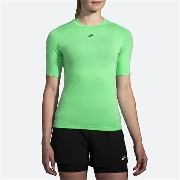 Kortærmet T-shirt til Kvinder Brooks High Point Grøn - L