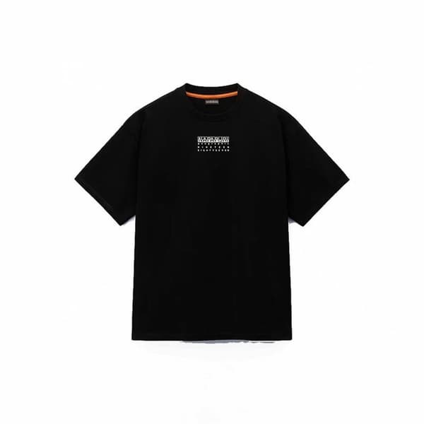 Kortærmet T-shirt til Mænd Napapijri S-Premium Ss Sort - M