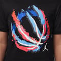 Miniatyrbild 4 av 5: Barn T-shirt med kortärm Jordan Jdb Bball Fire Ss Svart - 10-12 år