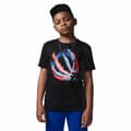 Miniatyrbild 1 av 5: Barn T-shirt med kortärm Jordan Jdb Bball Fire Ss Svart - 10-12 år
