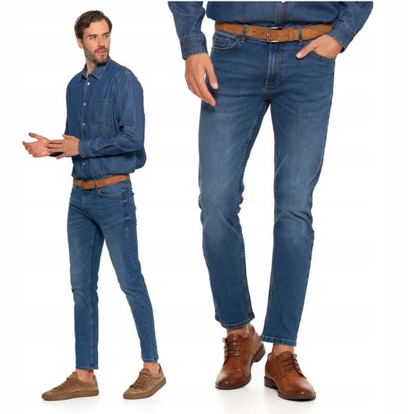 JEANS Byxor Klassiska Herr Långa Raka Bekväma MORAJ storlek 32