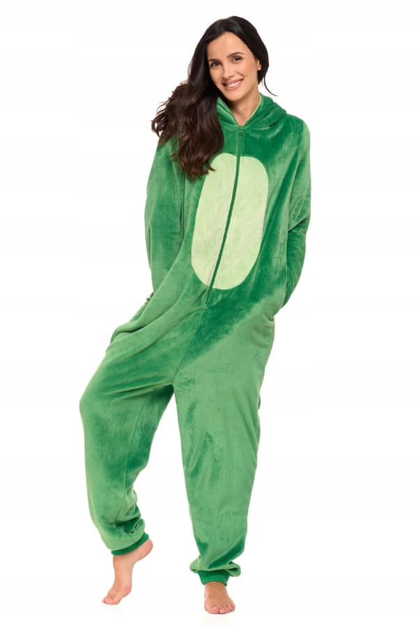 Unisex pyjamas med huva och dinosaurie, MORAJ XL