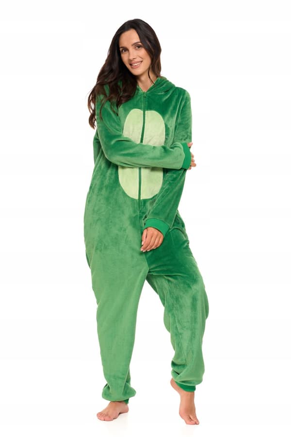 Unisex pyjamas med huva och dinosaurie, MORAJ XL