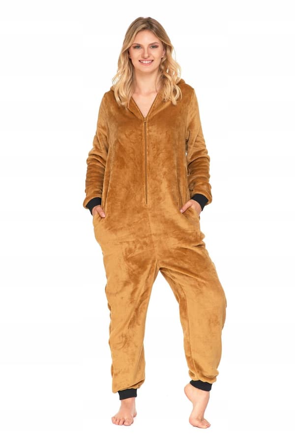 ONESIE BEAR Unisex Pyjamas med Huva MORAJ S