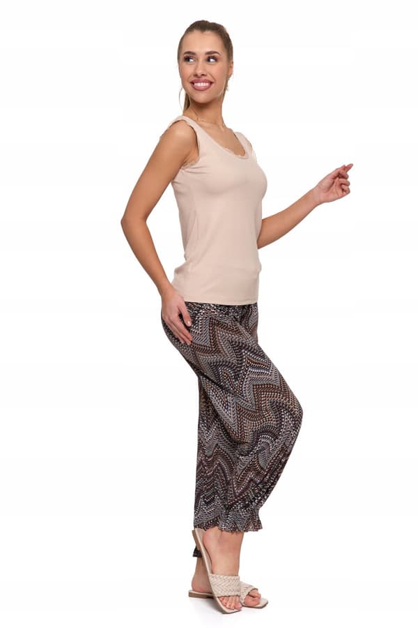 Aladdin Loose naisten haaremihousut kiristysnyörillä Airy MORAJ 2XL