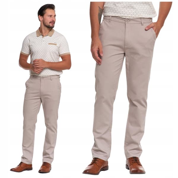 MIESTEN HOUSUT Elegantit chinot suoralahkeiset mukavat MORAJ koko 33