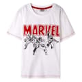 Miniatyrbillede 1 af 2: Børne Kortærmet T-shirt Marvel Hvid - 14 år