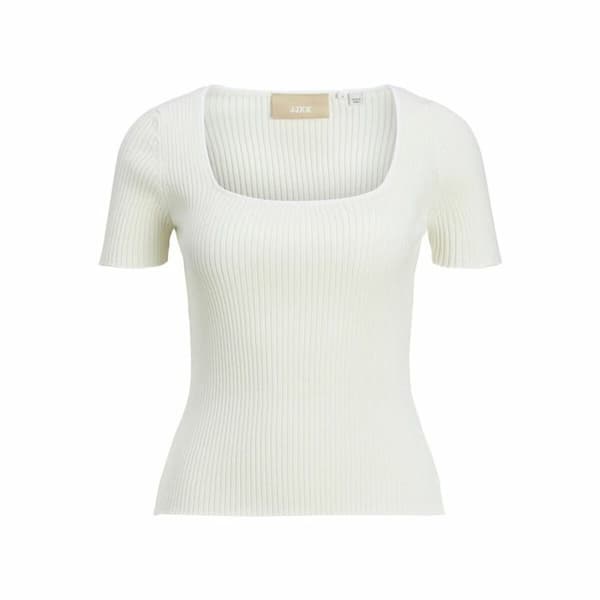 Kortærmet T-shirt til Kvinder Jxsky Ss Jack & Jones Cloud Dancer Varm hvid - M