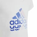 Miniatyrbillede 3 af 4: Børne Kortærmet T-shirt Adidas Graphic Hvid - 11-12 år