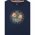 Miniatyrbillede 3 af 4: Børne Kortærmet T-shirt Jack & Jones Jjsummer Smu Vibe Tee Marineblå - 16 år