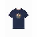 Miniatyrbillede 1 af 4: Børne Kortærmet T-shirt Jack & Jones Jjsummer Smu Vibe Tee Marineblå - 16 år
